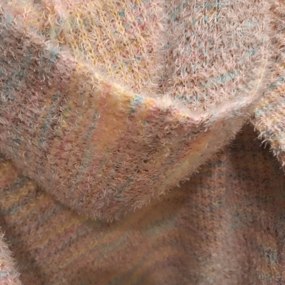 Hooded Multicolor Cardigan Cozy - Picture 5 of 6